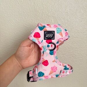 Pink Ice Cream Dog Harness